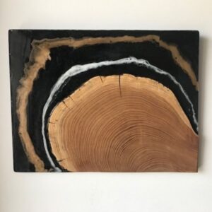 wall decor of Resin and wood. 2