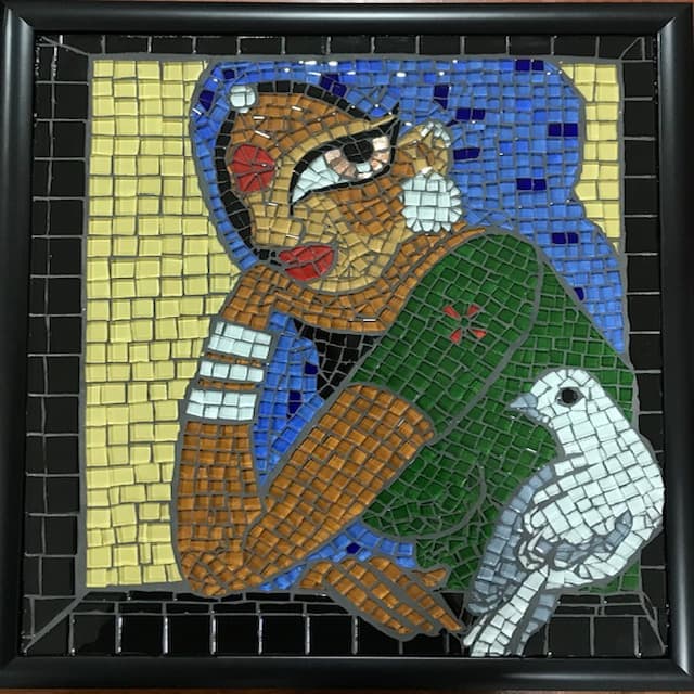 The Dreamer Mosaic Art