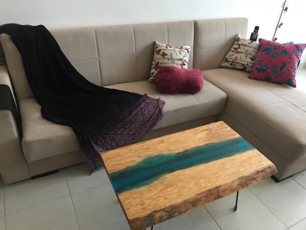 Resin River Table Coffee Table